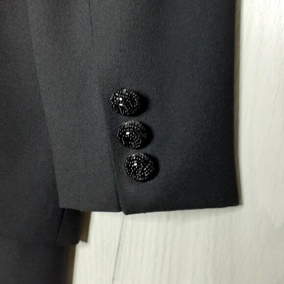 Ladies John Meyer of Norwich 2 Piece Skirt Suit Size 10 Beaded Embellished - Picture 5 of 9